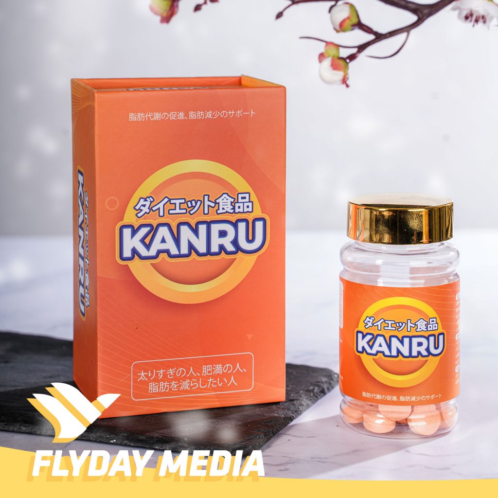 Chụp ảnh sản phẩm thuốc giảm cân Kanru